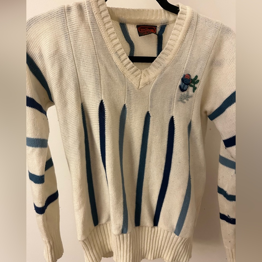 Vintage Striped Skiva Sweater